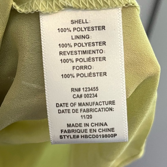 Design Lab Green Pleaded Dress - Picture 5 of 5